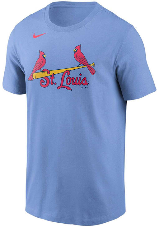 Yadier Molina St Louis Cardinals LIGHT BLUE Name And Number Short