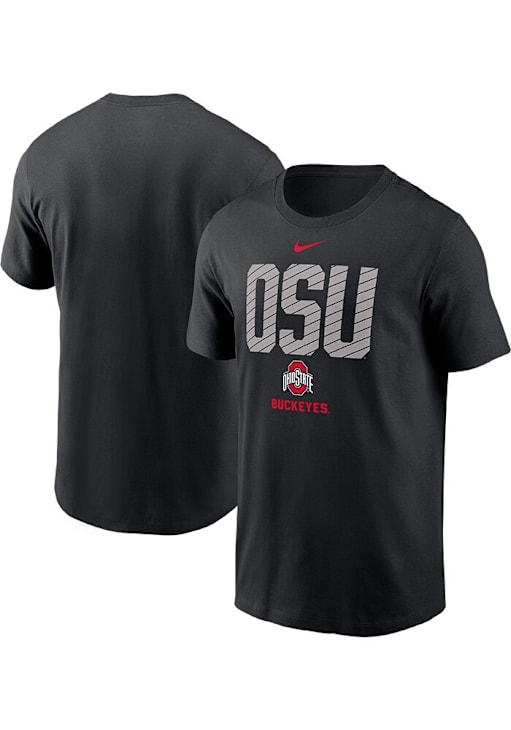 Nike Ohio State Buckeyes BLACK Big Name Seasonal Short Sleeve T 
