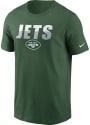 New York Jets Nike Split Team Name Essential T Shirt - Green