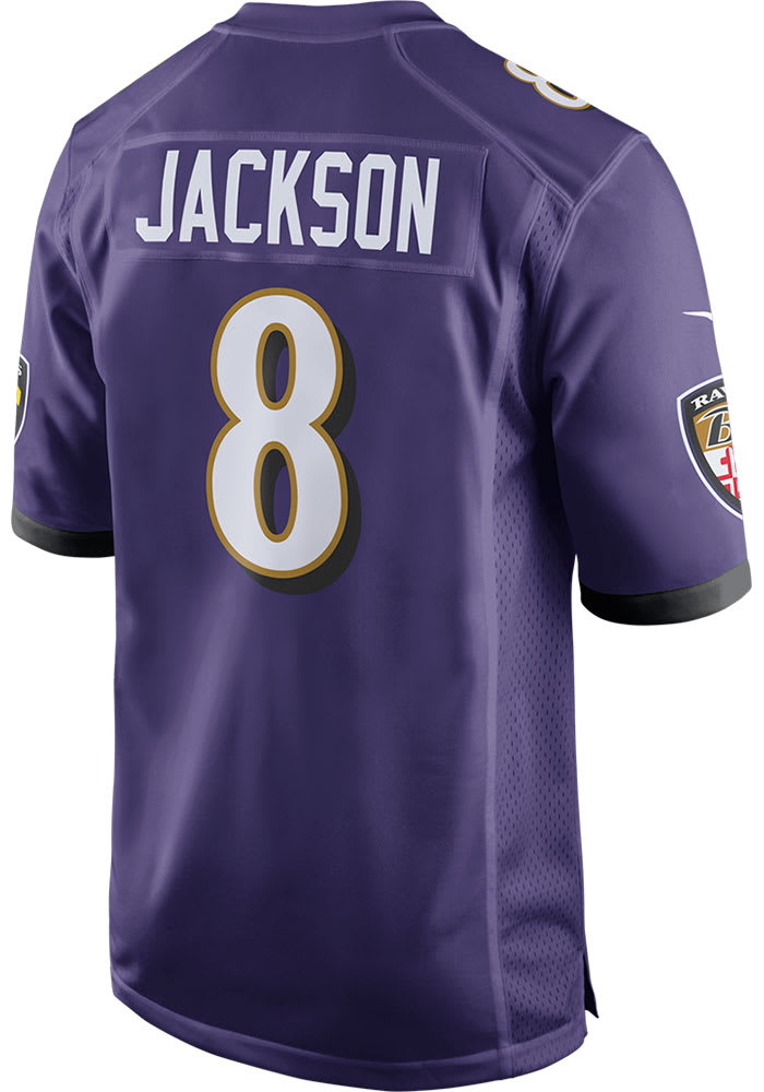 Nike Baltimore Ravens No8 Lamar Jackson Purple Team Color Women's Stitched NFL Vapor Untouchable Limited Jersey