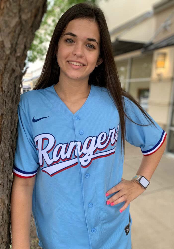 texas rangers blue jersey