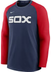 Main image for Nike Chicago White Sox Mens Navy Blue Crew Top Pregame Long Sleeve Sweatshirt