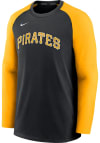 Main image for Nike Pittsburgh Pirates Mens Black Crew Top Pregame Long Sleeve Sweatshirt