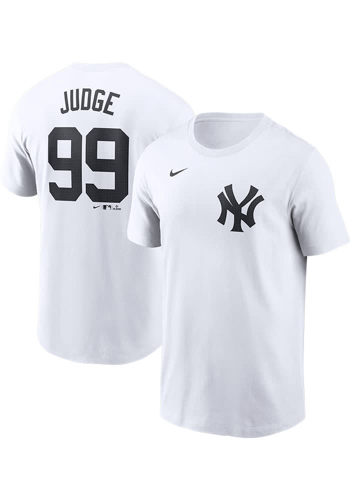 Aaron Judge New York Yankees Home Short Sleeve Player T Shirt - WHITE