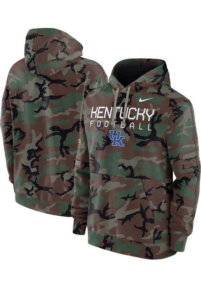 Nike Kentucky Wildcats Mens CAMO Military Appreciation Fleece