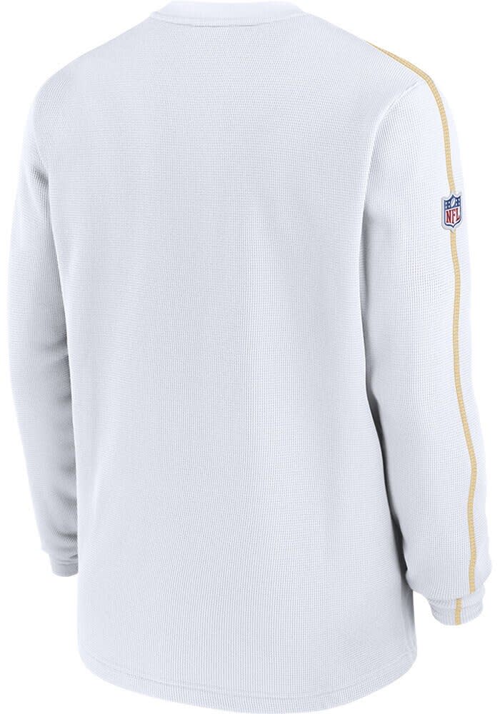 Nike Kansas City Chiefs Mens Long Sleeve WHITE Sideline Coach