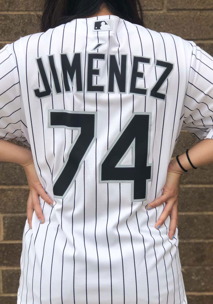 افضل بخاخ منبت للشعر Eloy Jimenez Chicago White Sox Mens Replica 2020 Home Jersey - White افضل بخاخ منبت للشعر