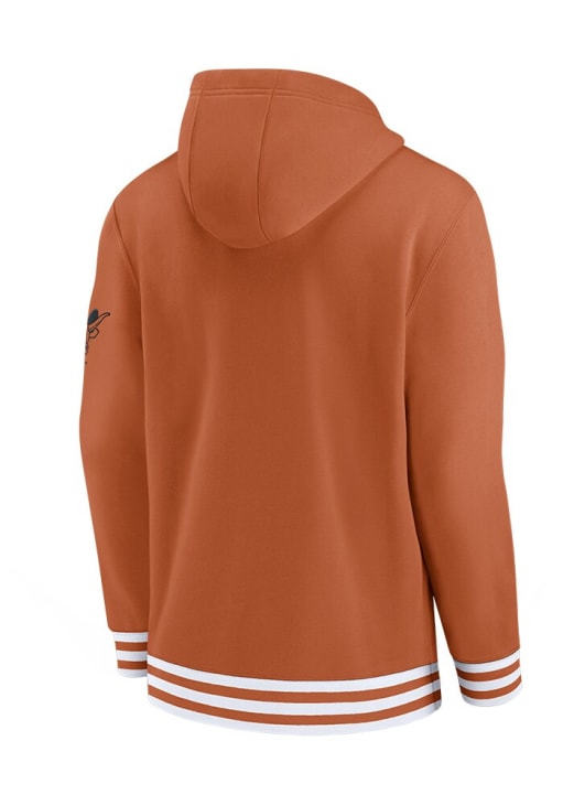 Nike Texas Longhorns Mens Burnt Orange Modern Tradition Retro Long Sleeve Hoodie