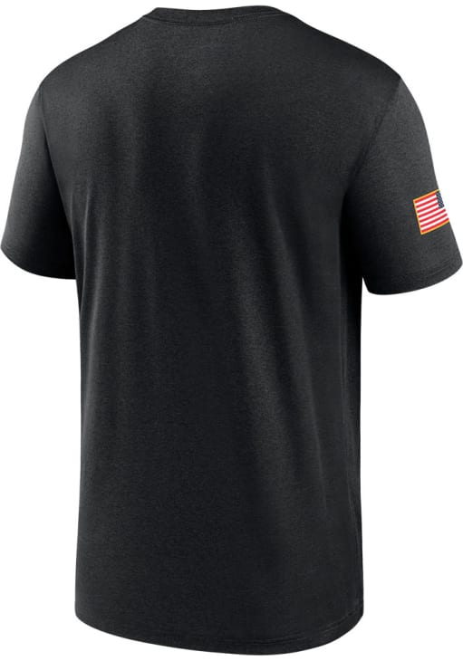 Nike Oklahoma Sooners Black Military Appreciation Legend Short Sleeve T Shirt