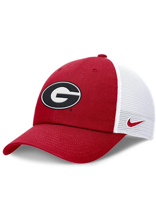 Nike Georgia Bulldogs Red Club Unstructured Mesh Trucker