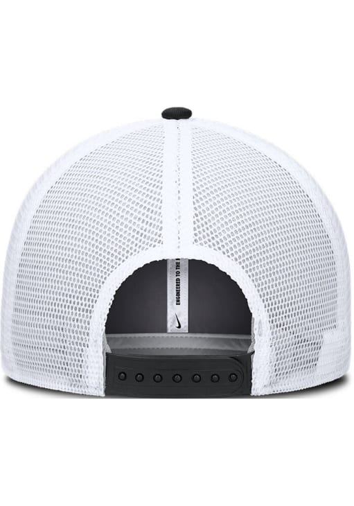 Nike Iowa Hawkeyes Dri-Fit Rise Structured Trucker Adjustable Hat - Black