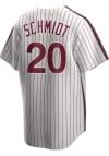 Main image for Mike Schmidt Philadelphia Phillies Nike Throwback Cooperstown Jersey - White