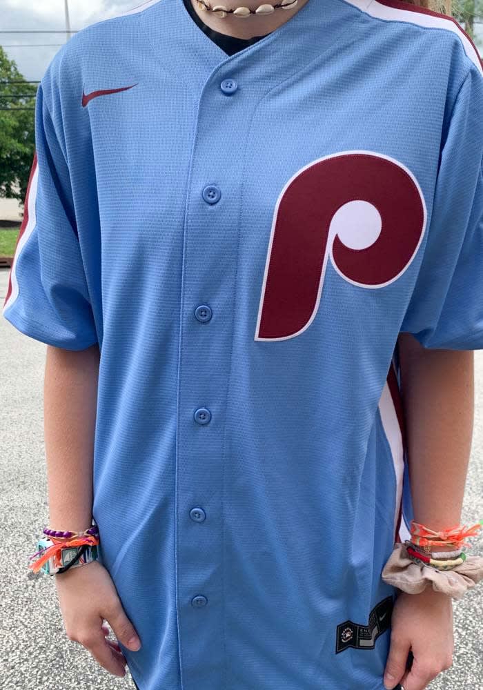 rhys hoskins powder blue jersey