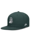 Main image for Nike Michigan State Spartans Mens Green Nike True Wool Fitted Cap Fitted Hat