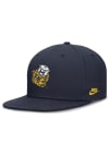 Main image for Michigan Wolverines Nike Nike True Wool Fitted Cap Fitted Hat - Navy Blue