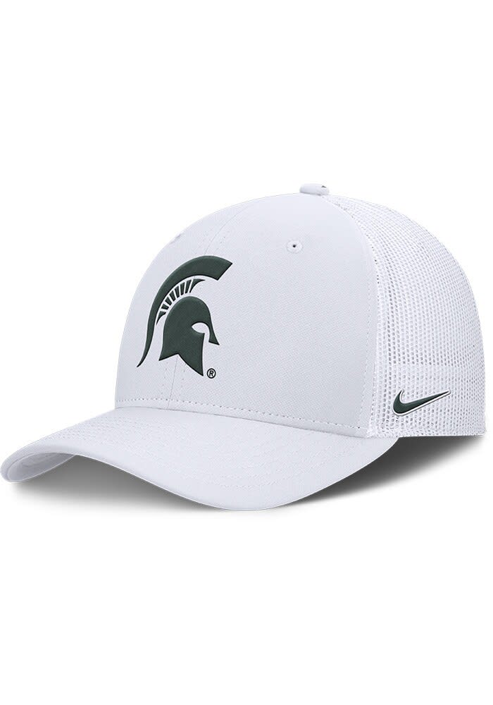 Michigan State Spartans Nike WHITE Rise Structured Futura