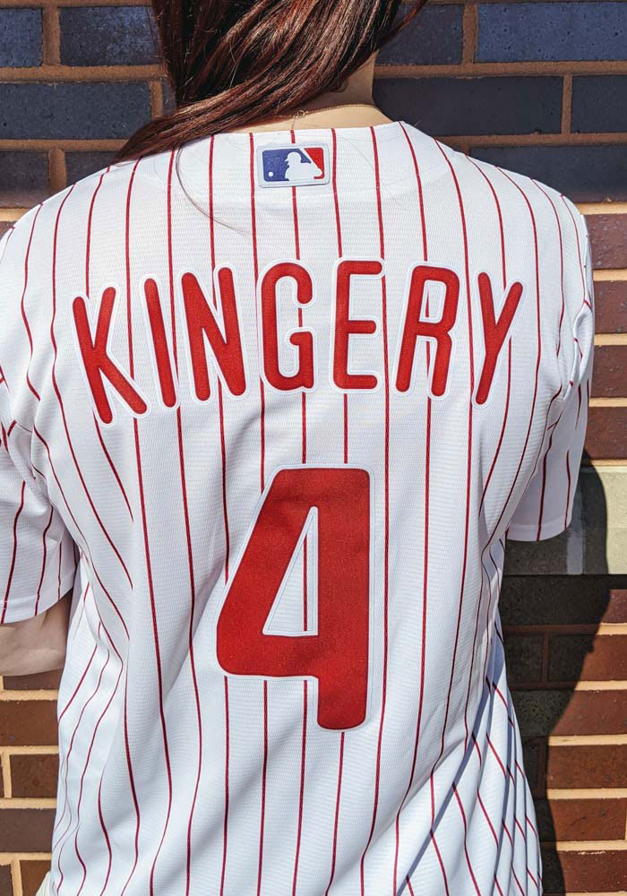 Philadelphia Phillies Scott Kingery White Cooperstown Collection Home Jersey