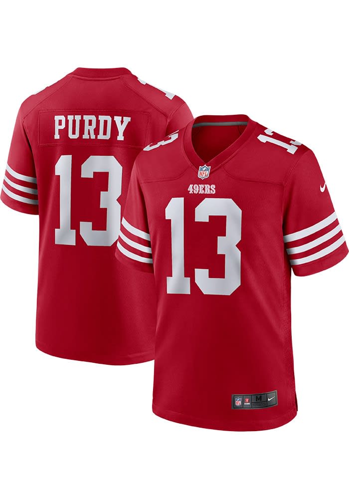 Brock Purdy Nike San Francisco 49ers Red Home Football Jersey