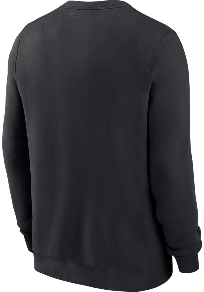 Nike Detroit Lions Mens BLACK Number One Graphic Crew