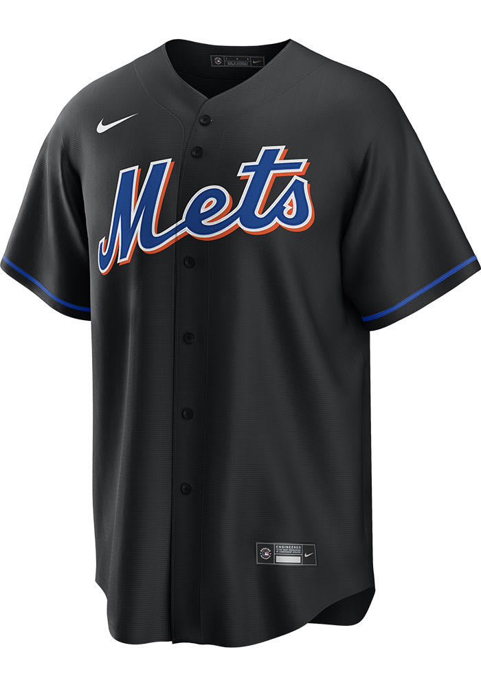 Pete Alonso New York Mets Mens Replica BLACK Alt Jersey