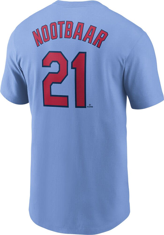 Lars Nootbaar St Louis Cardinals LIGHT BLUE Alt Short Sleeve