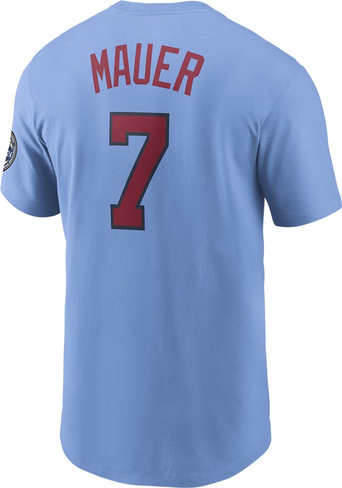 Joe Mauer Minnesota Twins Mens Replica White Home HOF Jersey