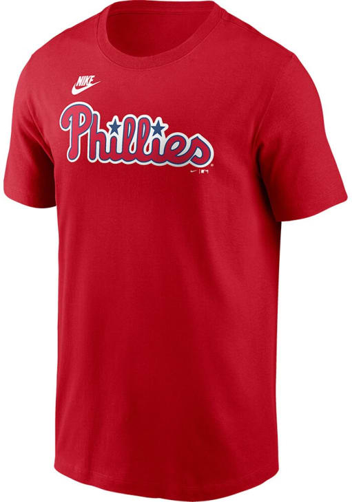 Jimmy Rollins Philadelphia Phillies Red Home FUSE Short Sleeve Player T Shirt