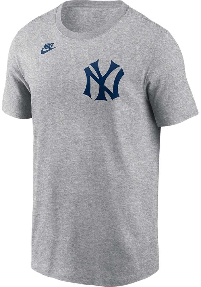Derek Jeter New York Yankees GREY Road Short Sleeve Player T Shirt