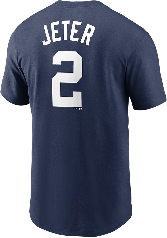 激レア Derek Jeter New York Yankees Tシャツ mens-derek-jeter-navy-new-york
