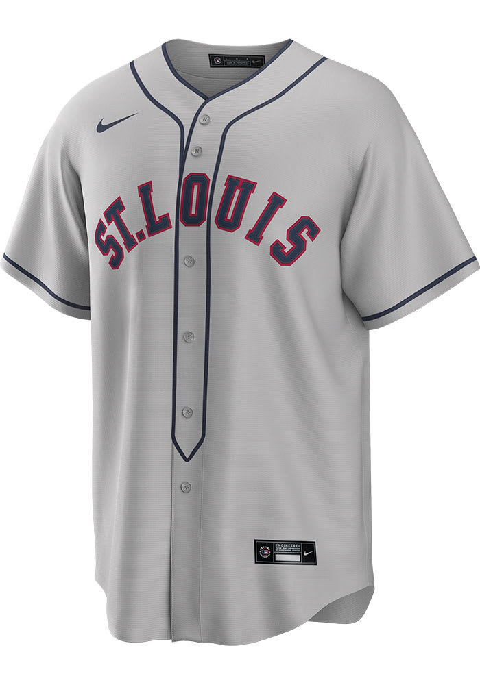 St Louis Cardinals Mens Nike Replica GREY Rickwood Jersey