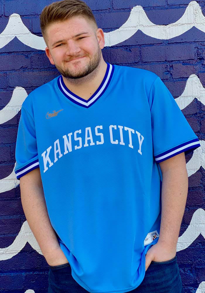 Kansas City Royals Adalberto Mondesi Blue Replica Player Alternate 2020 Jersey