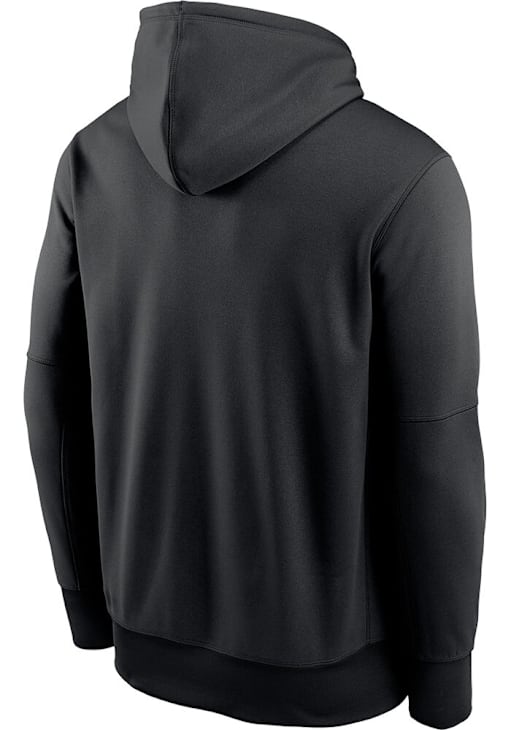 Nike Detroit Lions Mens Black Therma Design Hood