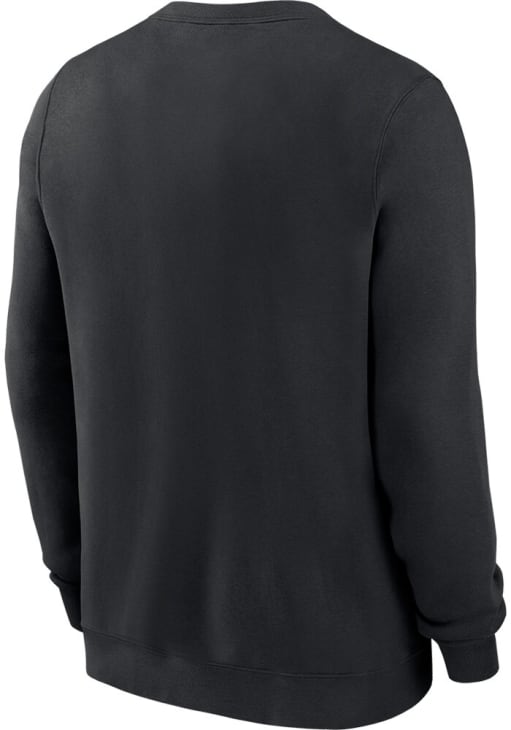 Nike Philadelphia Eagles Mens Black Number One Graphic Long Sleeve Crew Sweatshirt