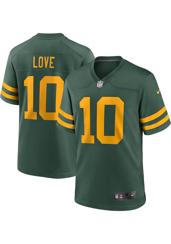 Jordan Love Green Bay Packers Alt Game Jersey - GREEN