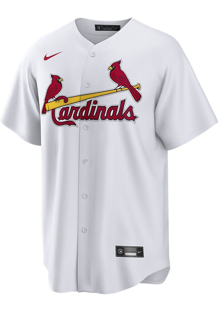 St Louis Cardinals Mens Nike Replica WHITE Home Jersey