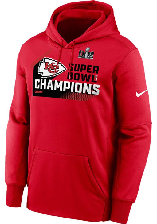 Kansas City Chiefs Nike Red Super Bowl LVIII Champions Iconic Hood