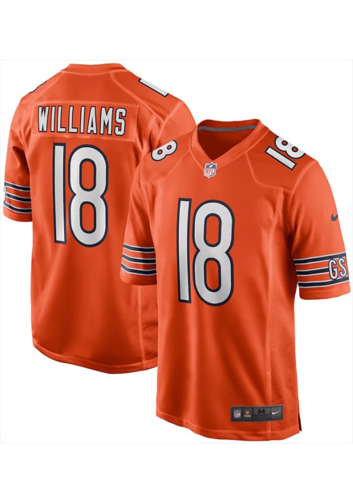 Caleb Williams Chicago Bears Alt Jersey ORANGE