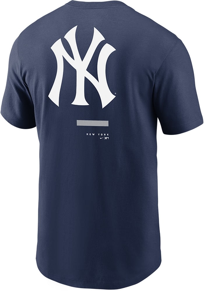 Nike New York Yankees NAVY Over The Shoulder Short Sleeve T Shirt