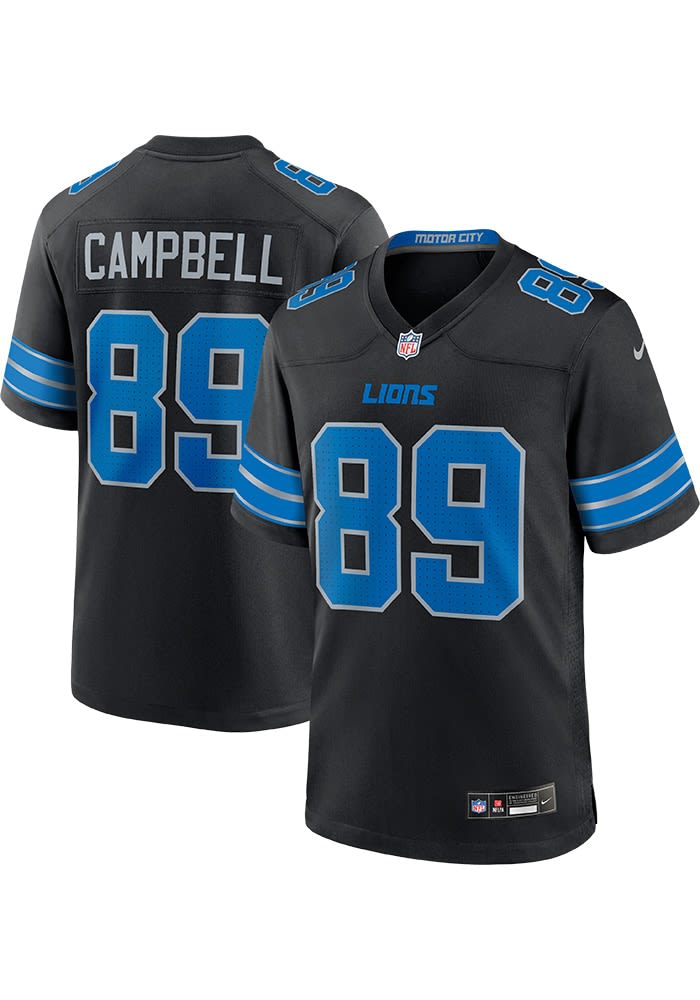 Dan Campbell Detroit Lions BLACK Alt Jersey - 173213163