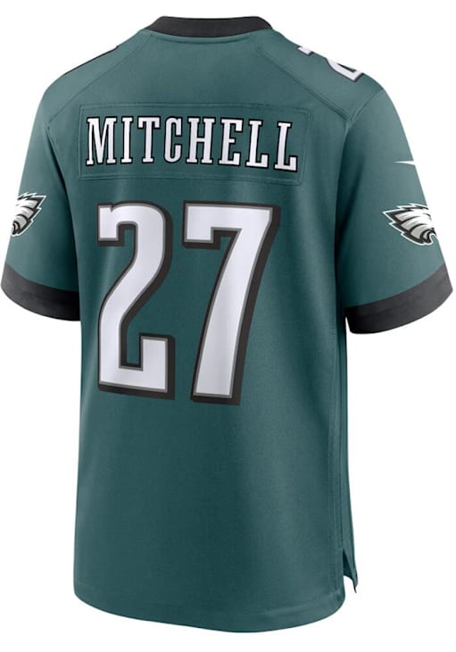 Quinyon Mitchell Nike Philadelphia Eagles Midnight Green Home Football Jersey