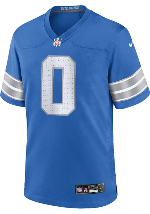 Terrion Arnold Detroit Lions BLUE Home Jersey 173213210