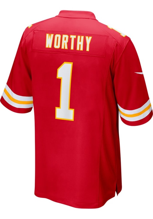 Xavier Worthy  Nike Kansas City Chiefs Red Home Football Jersey