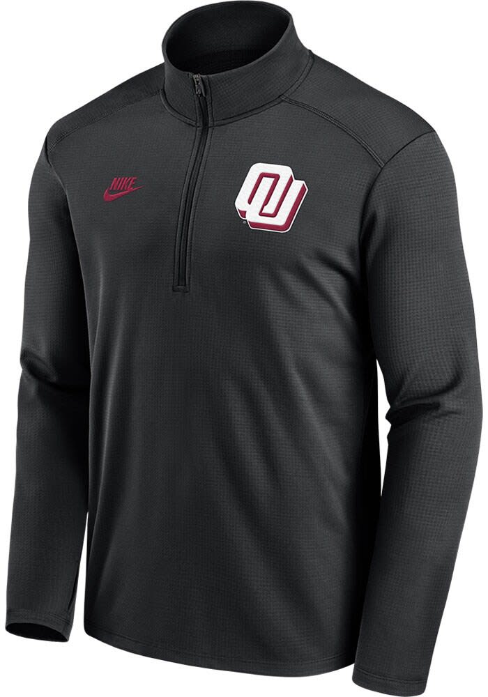 「RT-133178」 Nike Oklahoma Sooners Mens BLACK Vault Disco Logo Pullover