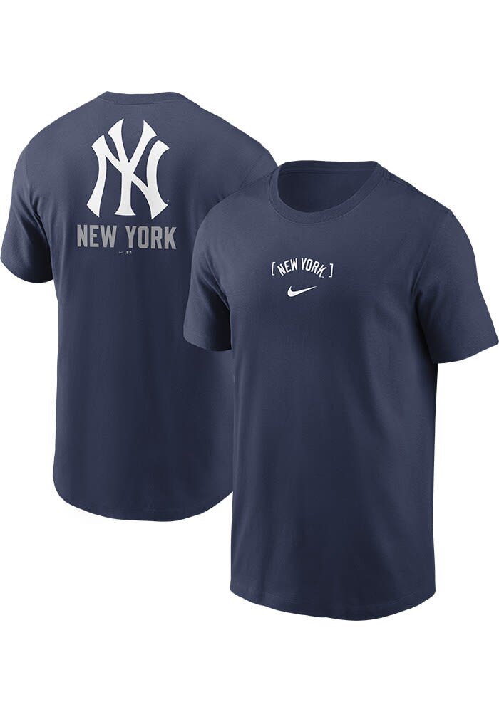 Nike New York Yankees NAVY Two Hit Local Bracket Short