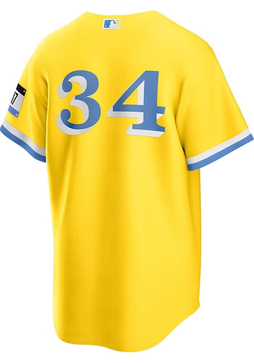David Ortiz Boston Red Sox Mens Replica GOLD City Connect Jersey
