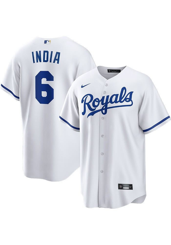 Jonathan India Kansas City Royals Mens Replica Home Jersey WHITE