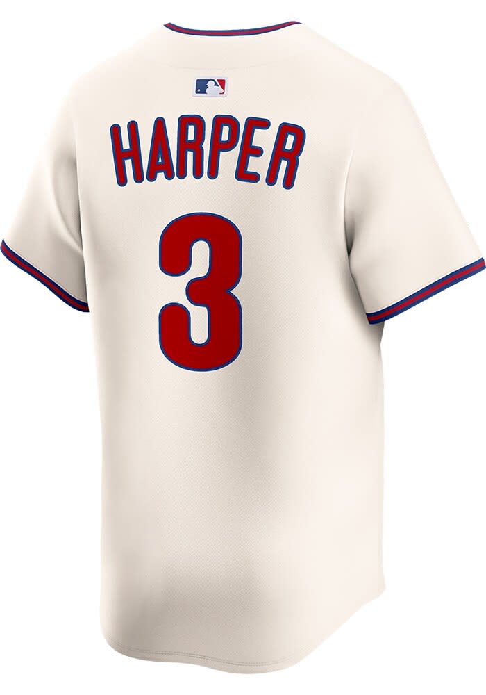 Bryce Harper Philadelphia Phillies Mens IVORY Alt Limited Baseball