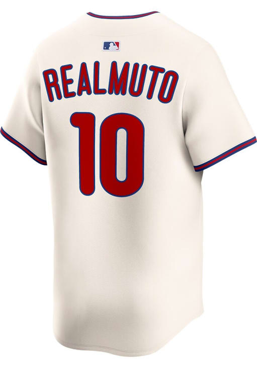JT Realmuto Nike Philadelphia Phillies Mens Ivory Alt Limited Baseball Jersey