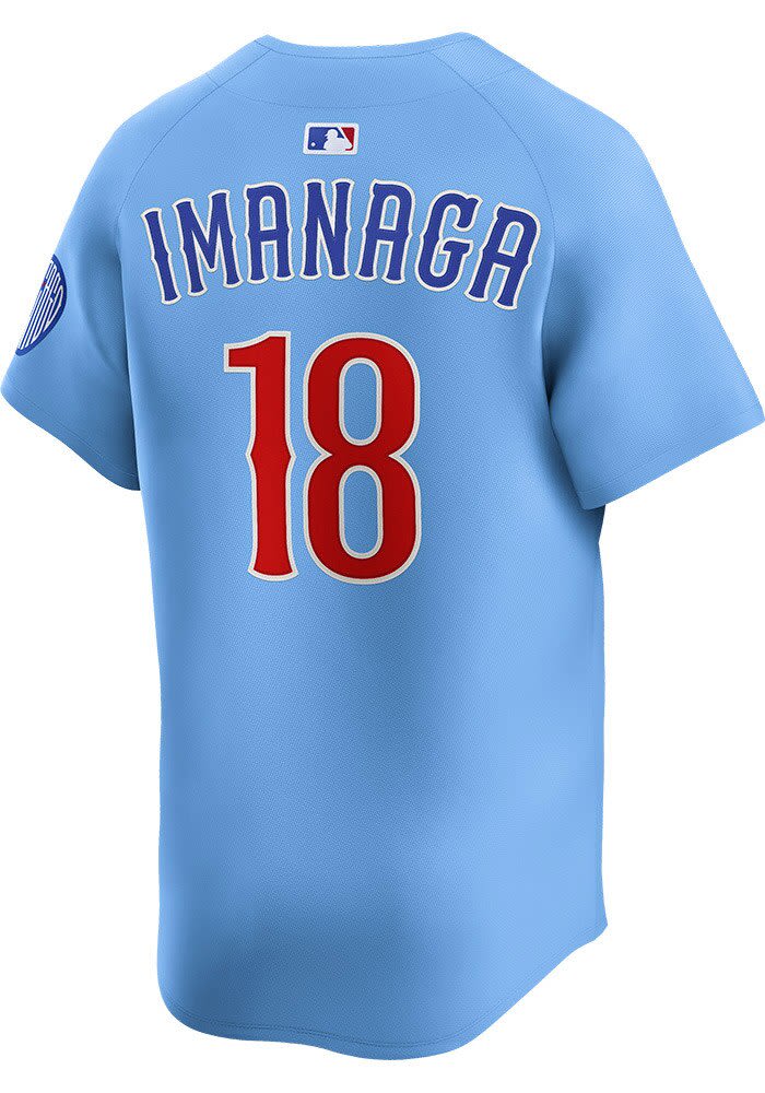 Shota Imanaga Chicago Cubs Mens LIGHT BLUE Alt Limited Baseball