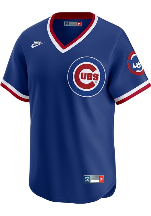 Chicago Cubs Nike Throwback Cooperstown Jersey - Blue